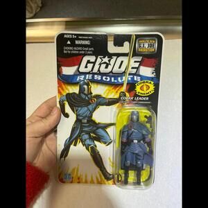 GI Joe 25TH Anniversary‎ Resolute Cobra Commander Commander 3.75” Hasbro 2008